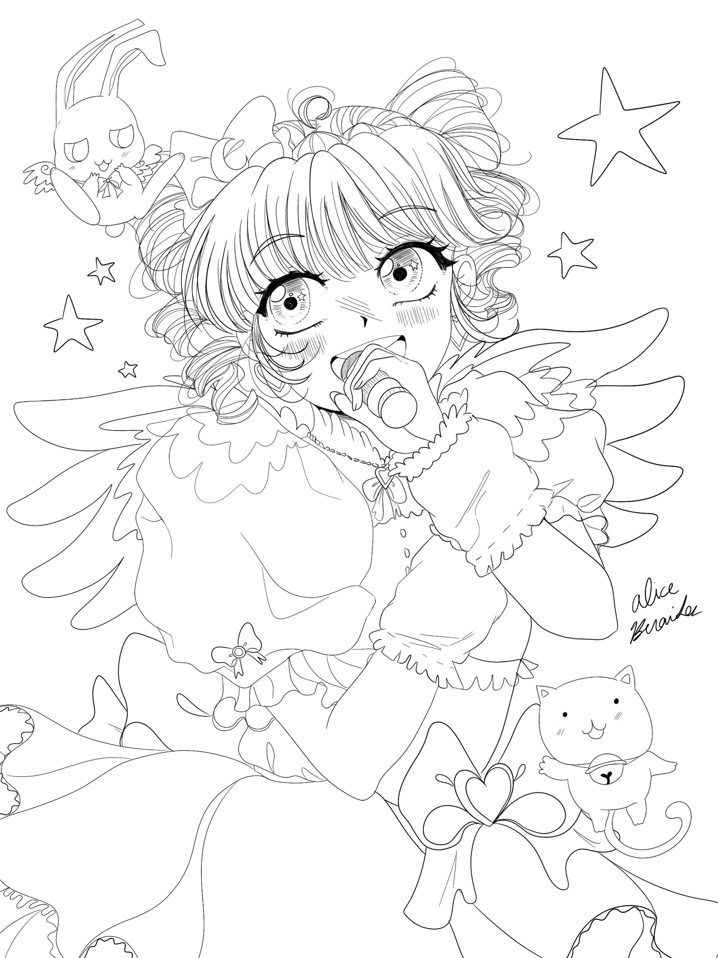 Full Moon Coloring Page