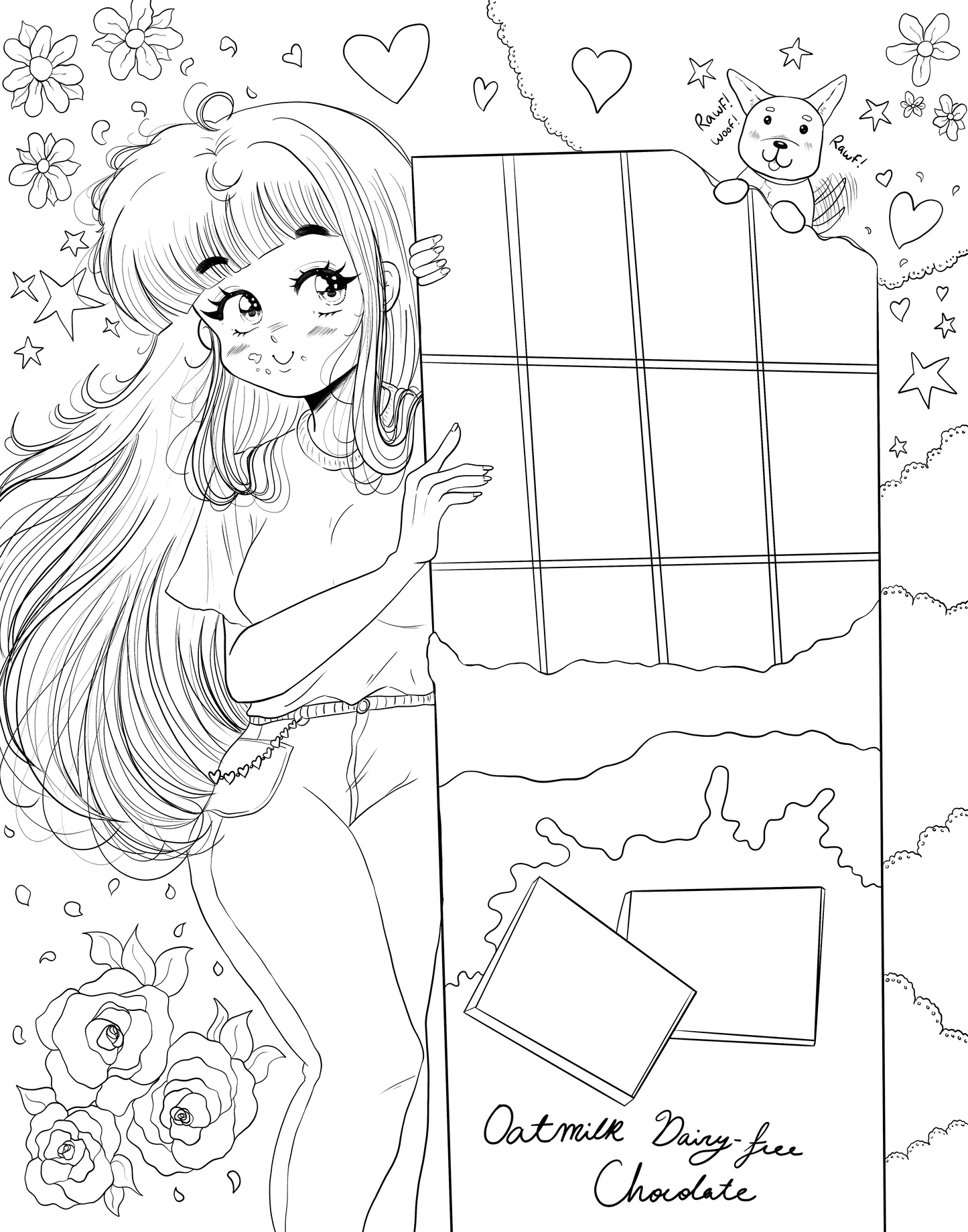 Chocolate for Lucile Coloring Page