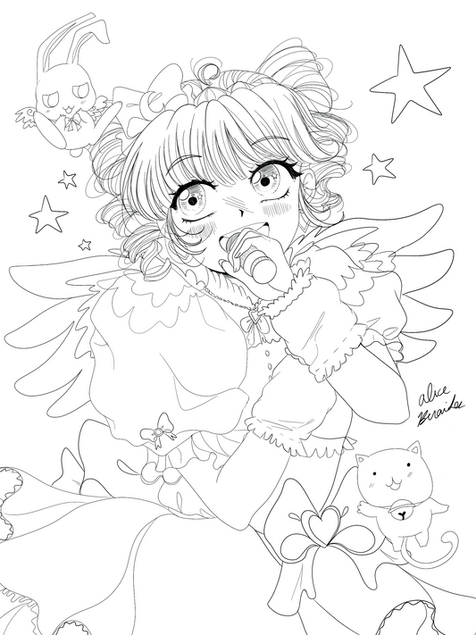 Full Moon Coloring Page